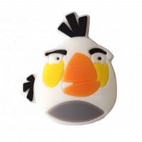 ANTIVIBRADOR ANGRY BIRD - BRANCO